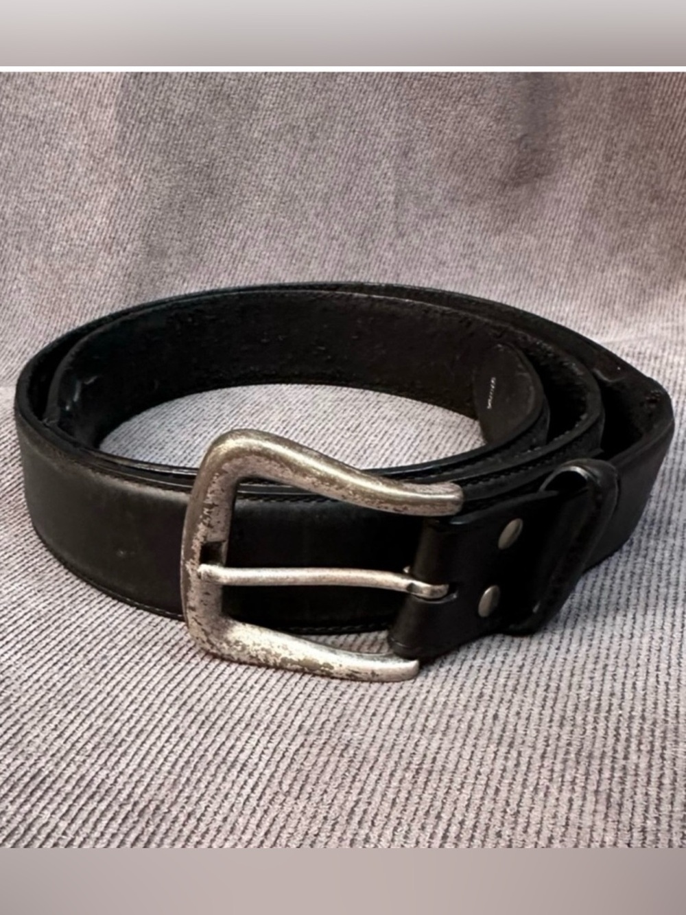 Nocona black leather belt men’s size 44